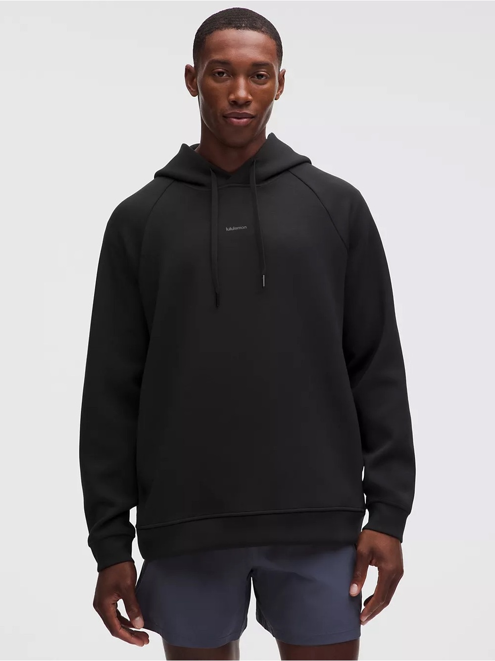 Lululemon Smooth Spacer Pullover Hoodie *Run Graphic Black Men’s L NWT